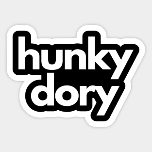 Hunky Dory Sticker